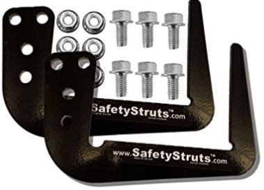 Picture of safety struts to help strengthen bumper