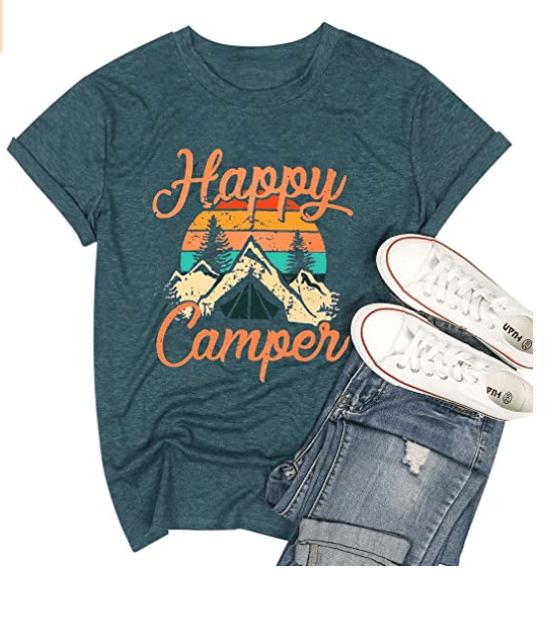 Happy Camper Shirt for Women