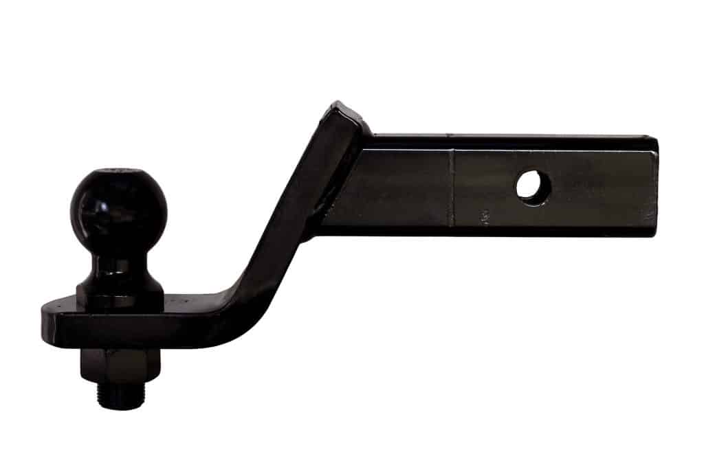Stock image of trailer hitch receiver.
