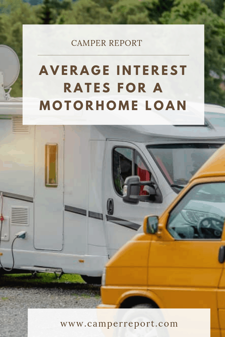 average travel trailer loan interest rate
