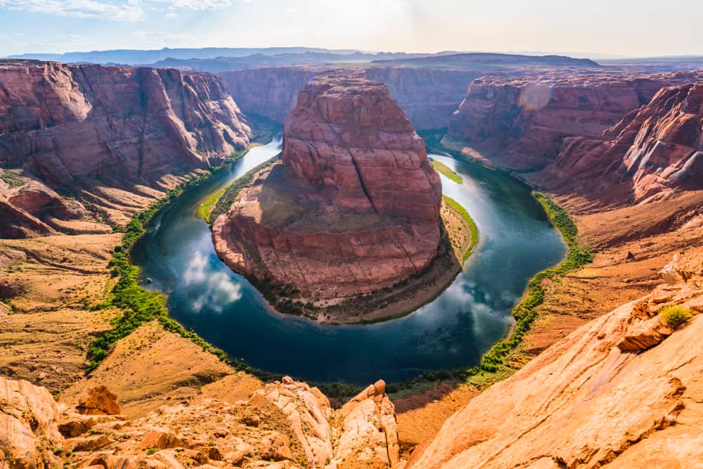 A view of Horseshoe Bend in Page Arizona.