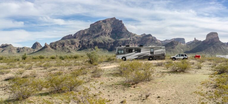 RV camping on BLM land