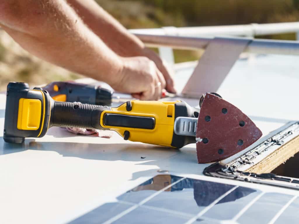 RV Solar Panels Installation