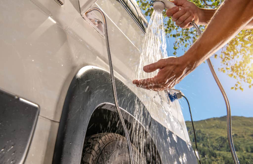 clean and sanitize RV water