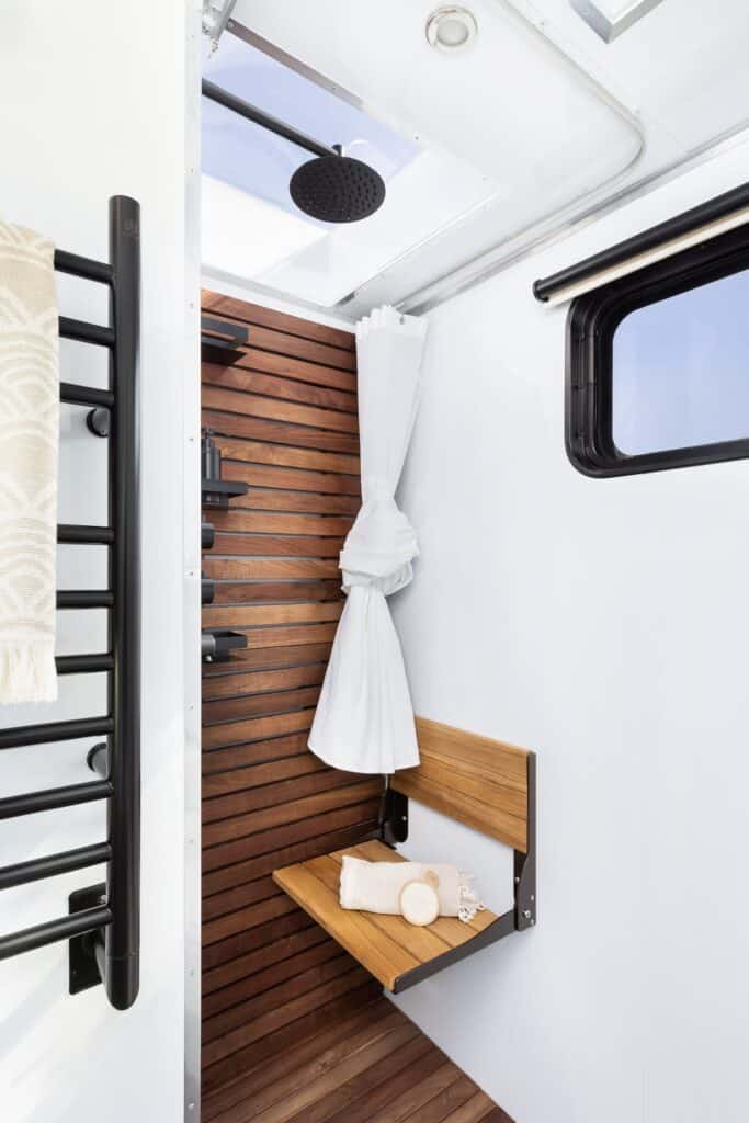 bathroom in LV 2022 luxury campers