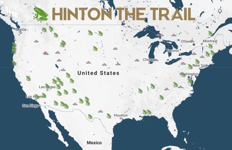 Hinton the Trail's RV Travel map