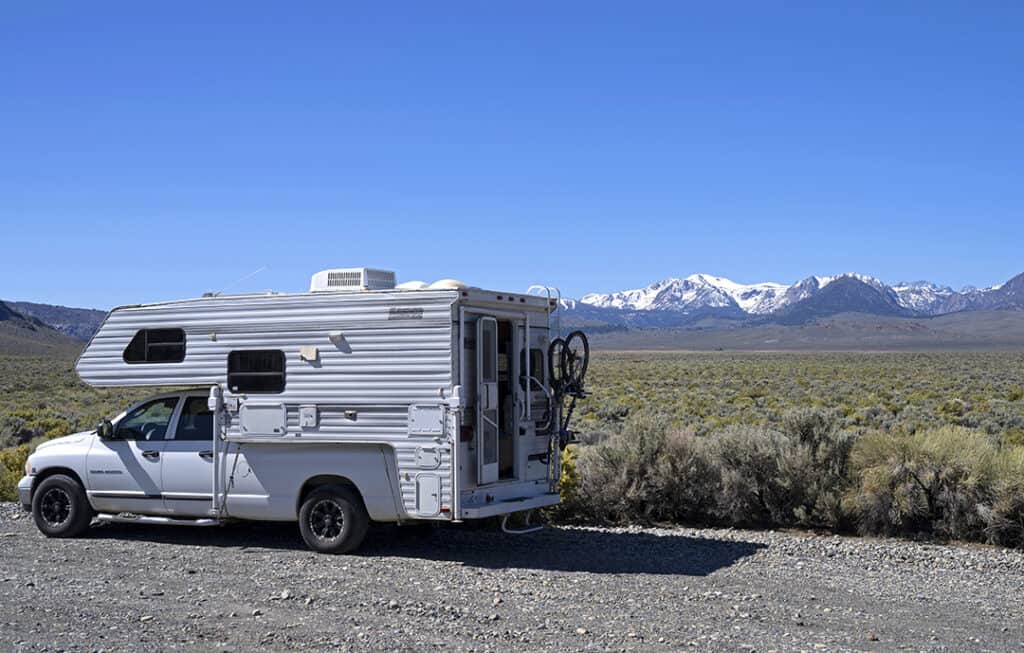 Truck camper in the Sierra Nevada - cover photo for Higher Elevation Affects