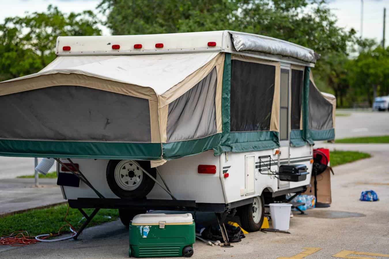 popup camper with pop up camper accessories