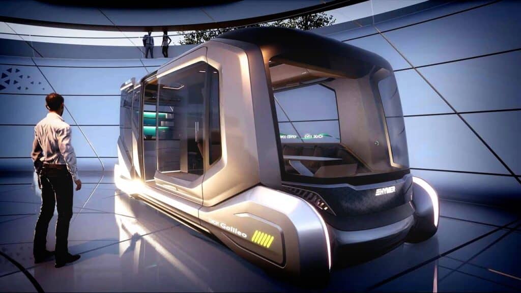 view of self driving RVs concept