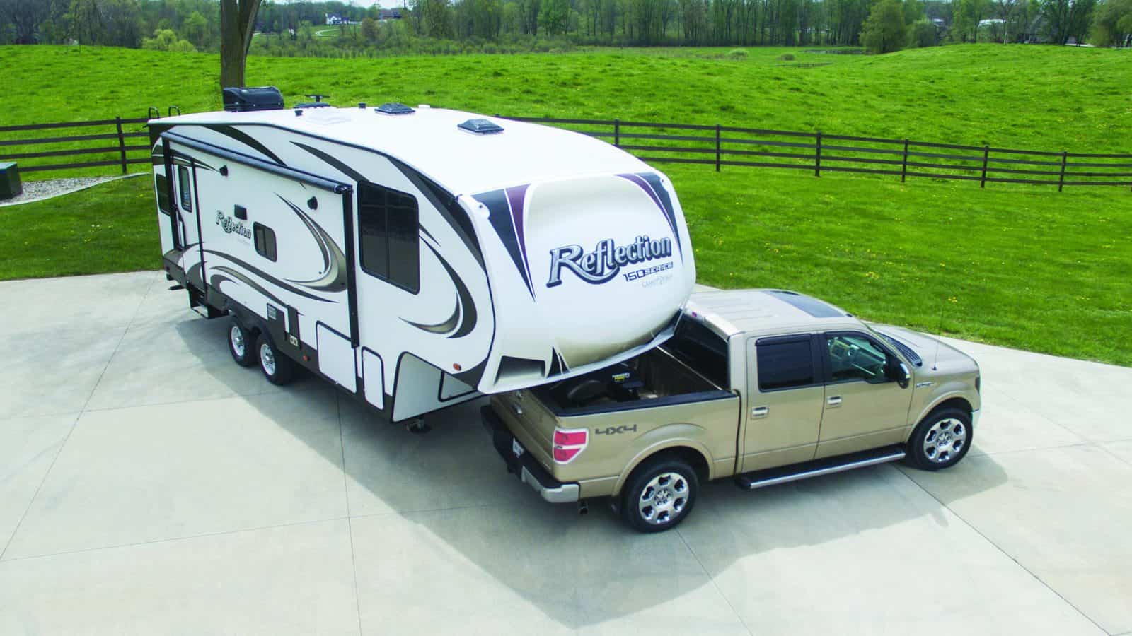 travel trailer and truck from Grand Design RV - feature image for What Is The Best Travel Trailer For The Money