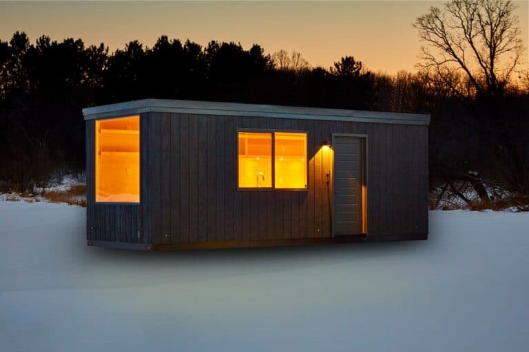all electric tiny homes in the dark