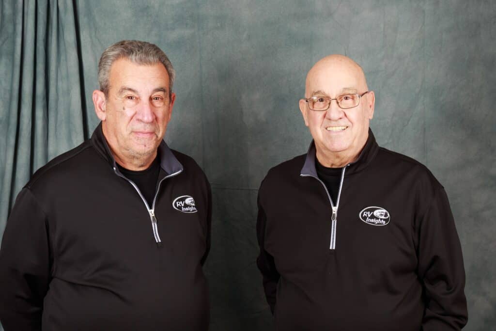 headshots of RV industry veterans John DiPietro and Bob Zagami