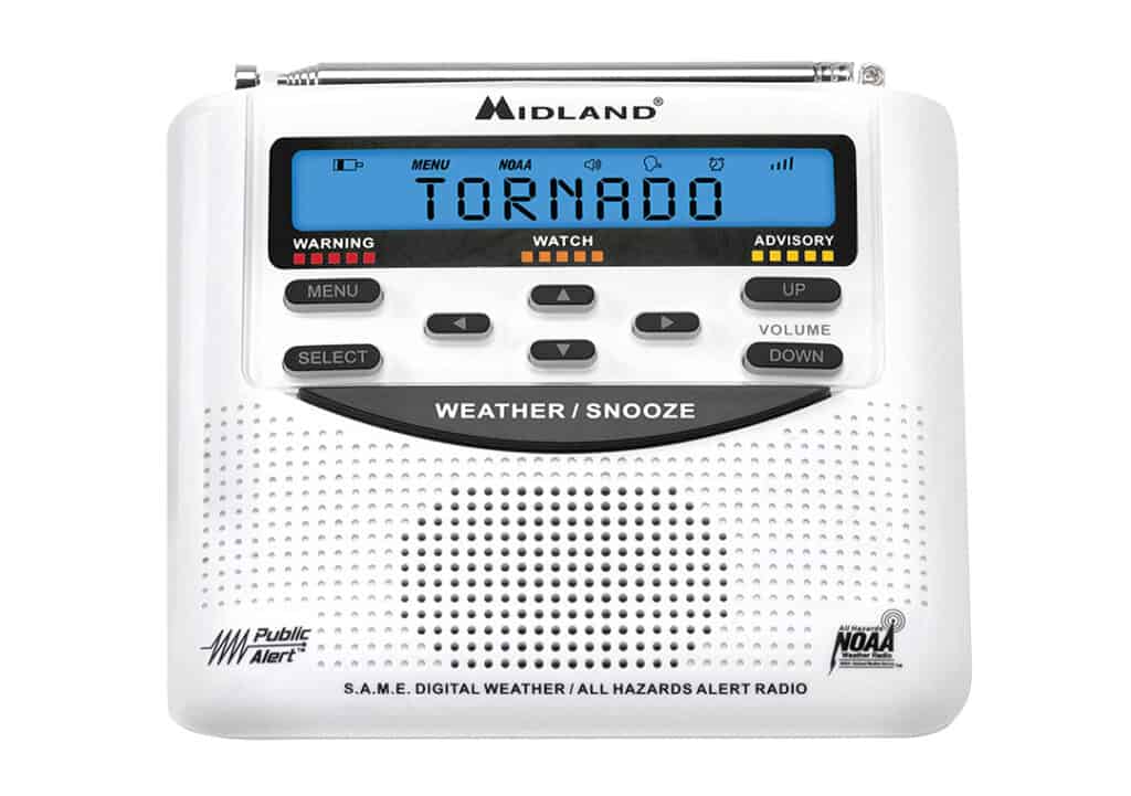 stock photo of weather radios