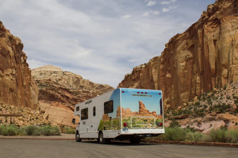 RV rental with landscape - feature image for RV rental pricing