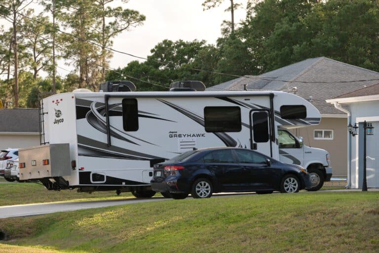 RV in driveway - feature image for theft prevention tips