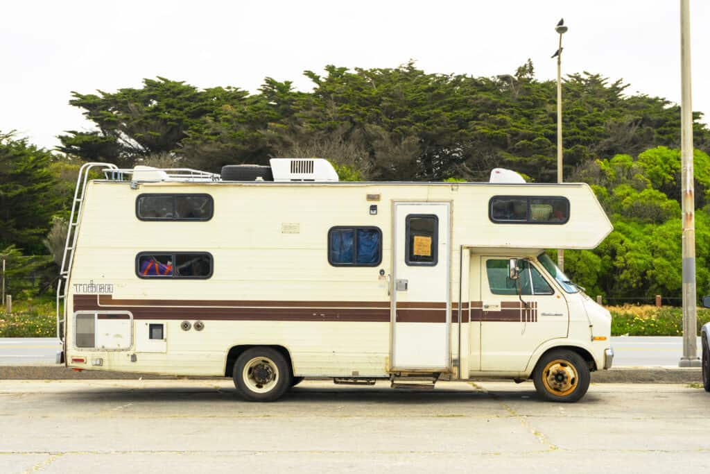 old RV, feature image for RV storage facilities