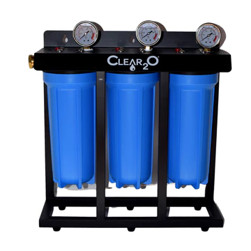 a 3-stage water purification systems for camping