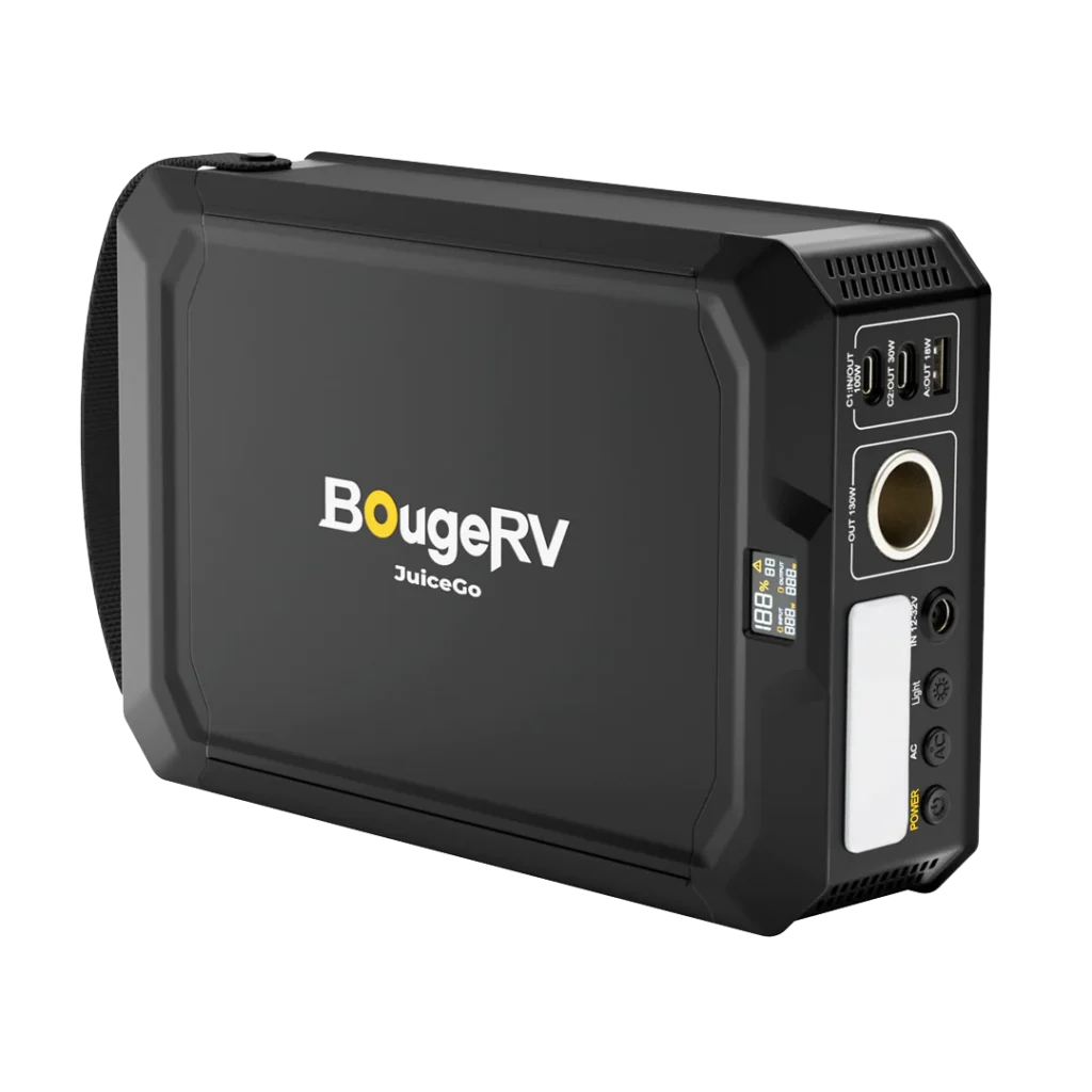 The JuiceGo portable battery pack from BougeRV